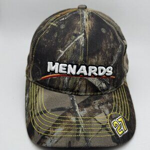 NASCAR Paul Menard #27 Menards Baseball Cap Hat Camouflage Adjustable